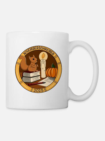 NOVEMBERSCHREIBEN_2025_transparent_ - Tasse - Weiß
