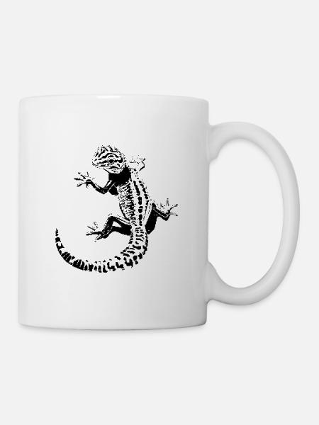 Leopardgecko - Tasse - Weiß