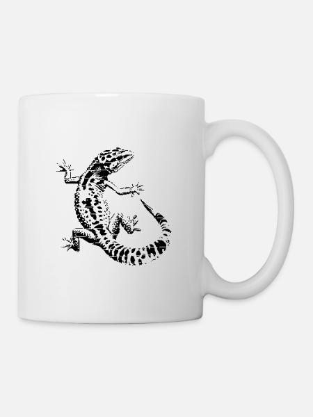 Leopardgecko - Tasse - Weiß