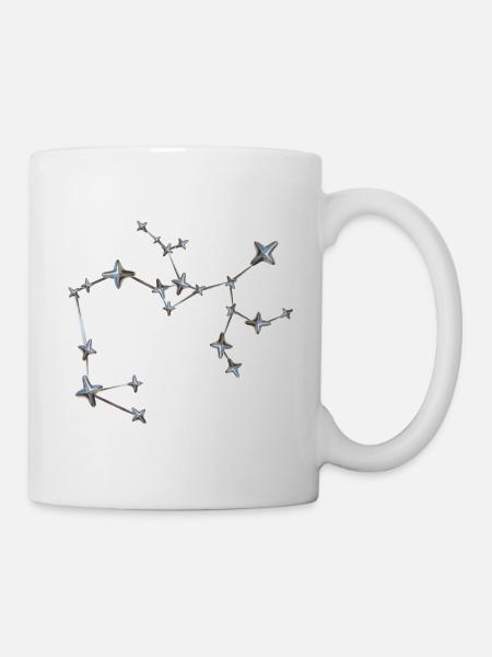 Kettenstern Konstellation - Tasse - Weiß