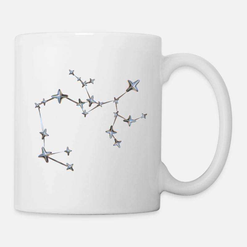 Kettenstern Konstellation - Tasse - Weiß