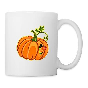 Pumpkin Parrot Whimsy - Mug - white - Right