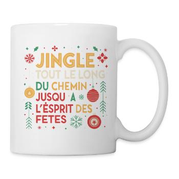 Klingeln während der Feiertage - Tasse - Weiß - Rechts