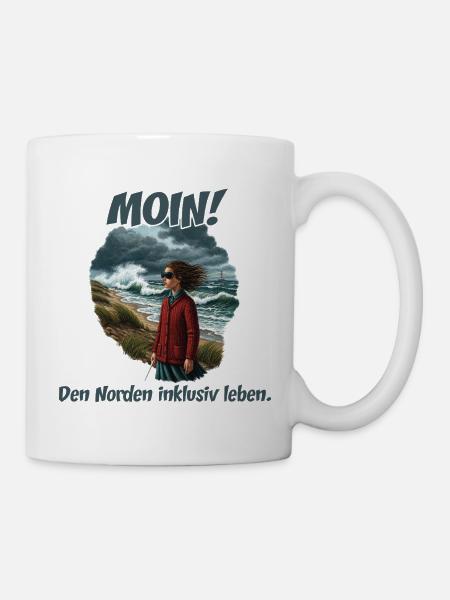 Moin y compris vent côtier - Mug blanc - blanc