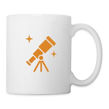 Télescope - Mug blanc - blanc - Droite