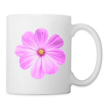 Blume - Tasse - Weiß - Rechts