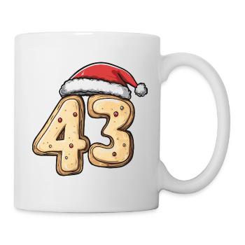43 Number Cookie Christmas - Mug - white - Right