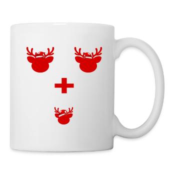 FIRST CHRISTMAS THREESOME REINDEER - Mug - white - Right