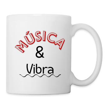 Bonnes ondes. Musique - Mug blanc - blanc - Droite