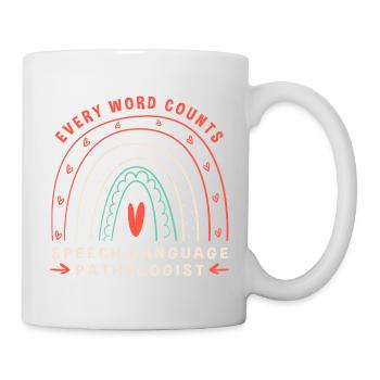 Speech Therapist Speech Pathologist SLP - Mug - white - Right