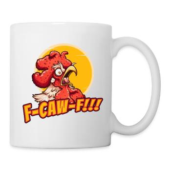Angry crows f-caw-f - Mug - white - Right