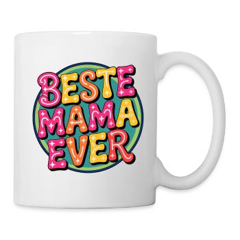 Best Mama Ever Retro Typography - Mug - white - Right