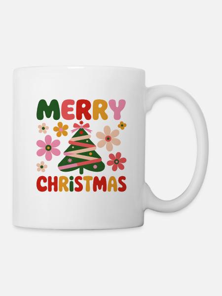 Merry Christmas - Tasse - Weiß
