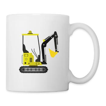 Excavator - Mug - white - Right
