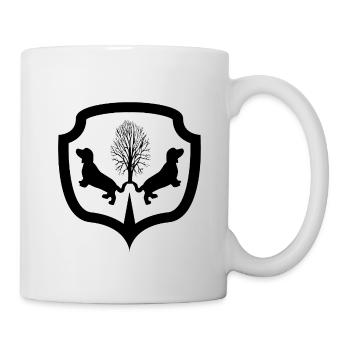 Dackel - Tasse - Weiß - Rechts