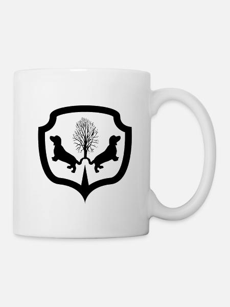 Dackel - Tasse - Weiß