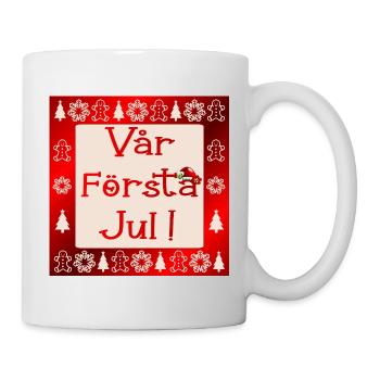 Our first Christmas - Mug - white - Right