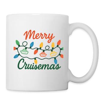 Merry Cruise Christmas Lights - Mug - white - Right