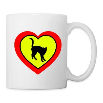 Cat - Mug - white - Right