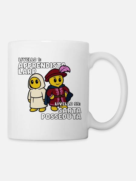 Besessene Schneiderin – LARP Evolution - Tasse - Weiß