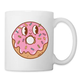 Donut - Tasse - Weiß - Rechts