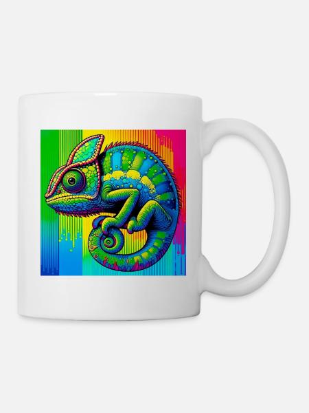 chameleon - Mug - white