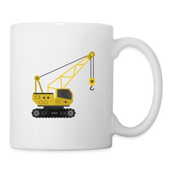 Kranich - Tasse - Weiß - Rechts