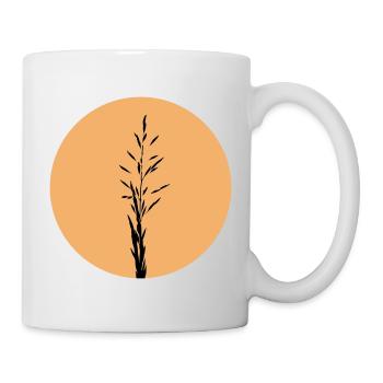  Silhouette in Sunset Circle - Mug - white - Right