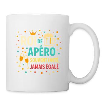 Roi de l'Apéro Inimitable - Mug blanc - blanc - Droite
