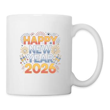 Happy New Year 2026  - Mug - white - Right