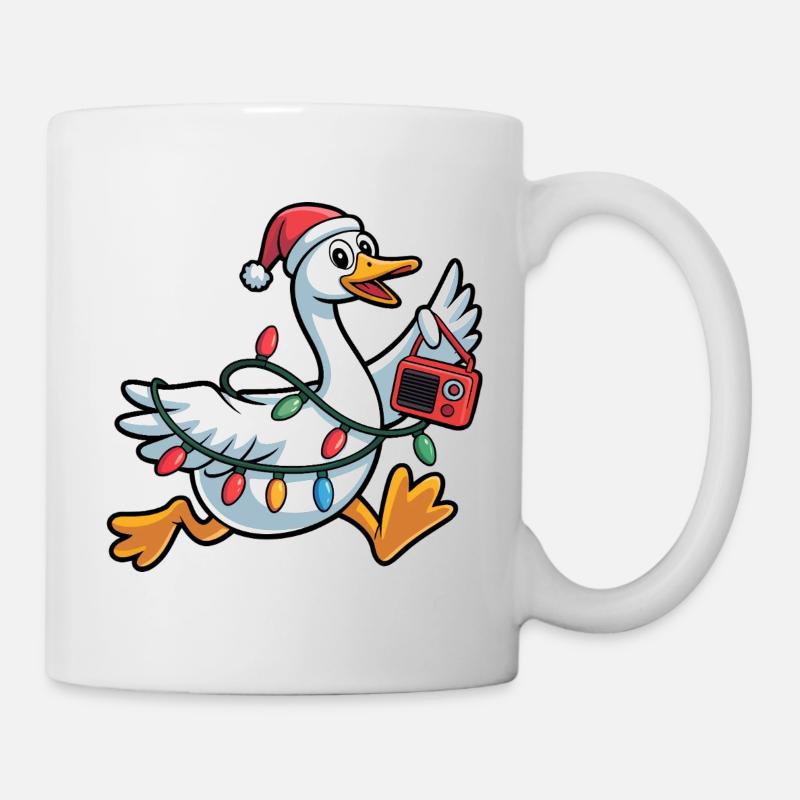 Juste un Noël Jolly Goose - Mug blanc - blanc