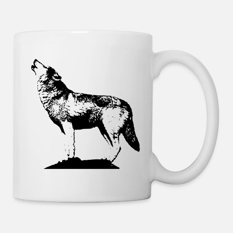 115304478_145994379_Wolf - Tasse - Weiß