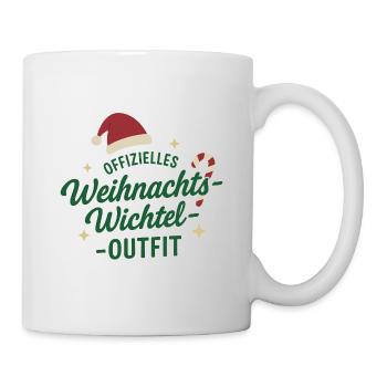 Offizielles Weihnachtswichtel-Outfit - Tasse - Weiß - Rechts