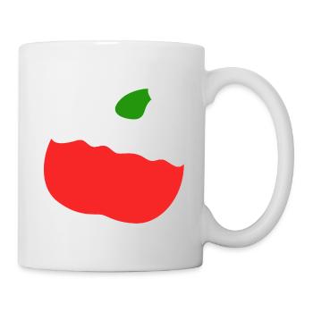 Pomme – Noël - Mug blanc - blanc - Droite