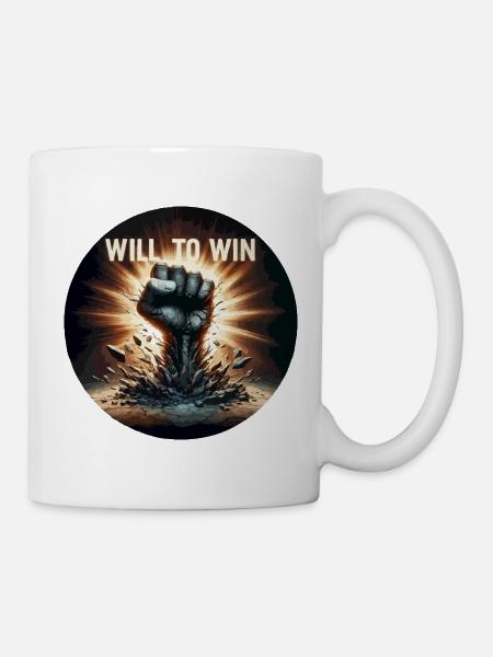 Wille zu gewinnen Fistburst - Tasse - Weiß