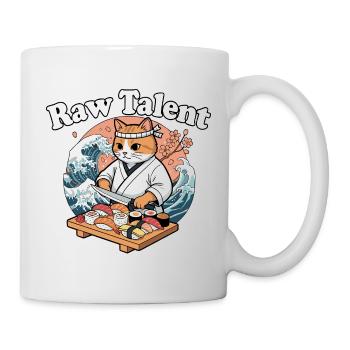 Cat Chef Sushi Master - Mug blanc - blanc - Droite