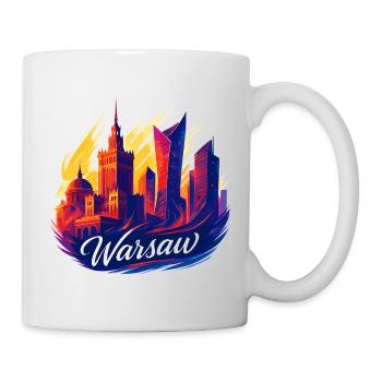 Warsaw magnificent capital Poland Polska Gesche - Mug - white - Right