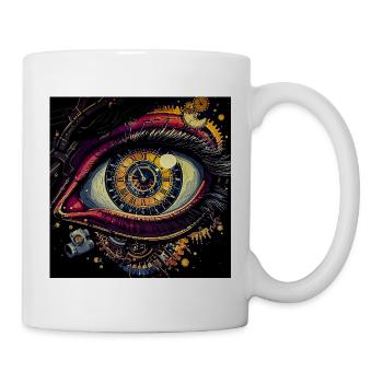 Time Eyes Movement - Mug - white - Right