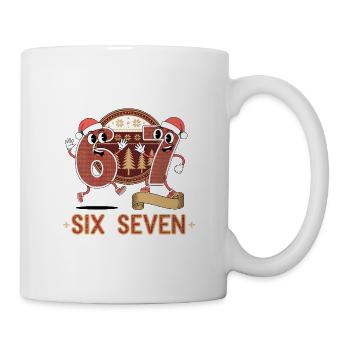 67 Six Seven 6-7 - Funny Italian Christmas - Mug - white - Right