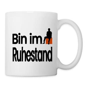 Ruhestand - Tasse - Weiß - Rechts