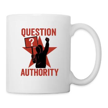 Question Power - Tasse - Weiß - Rechts