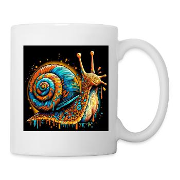Escargot - Mug blanc - blanc - Droite