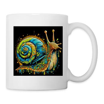 Escargot - Mug blanc - blanc - Droite