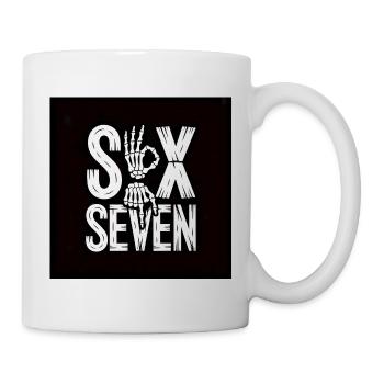 Sox Seven Squelette Main - Mug blanc - blanc - Droite
