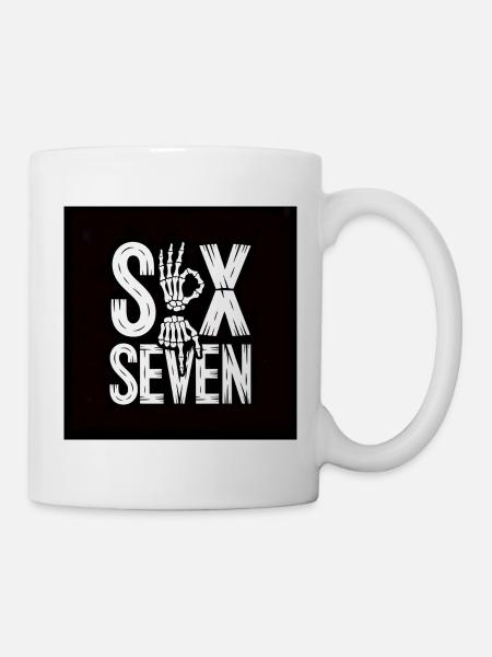 Sox Seven Skeleton Hand - Mug - white