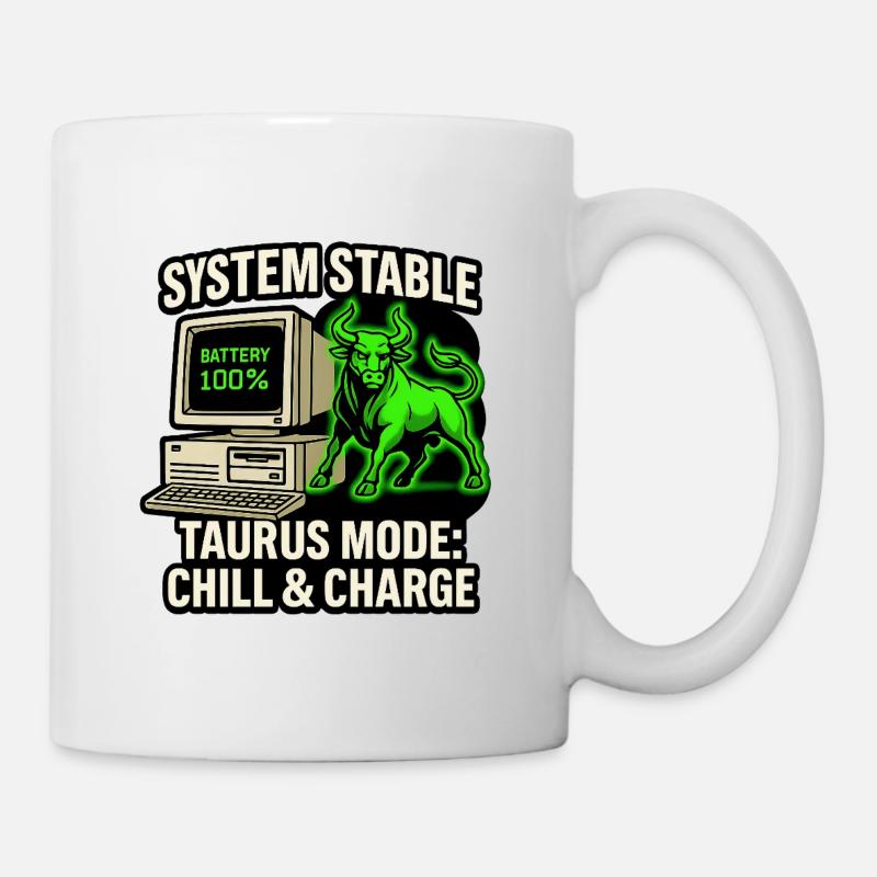System Stable Taurus Mode Chill & Charge - Tasse - Weiß