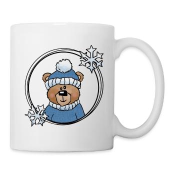 Winter Bear in Blue - Mug - white - Right