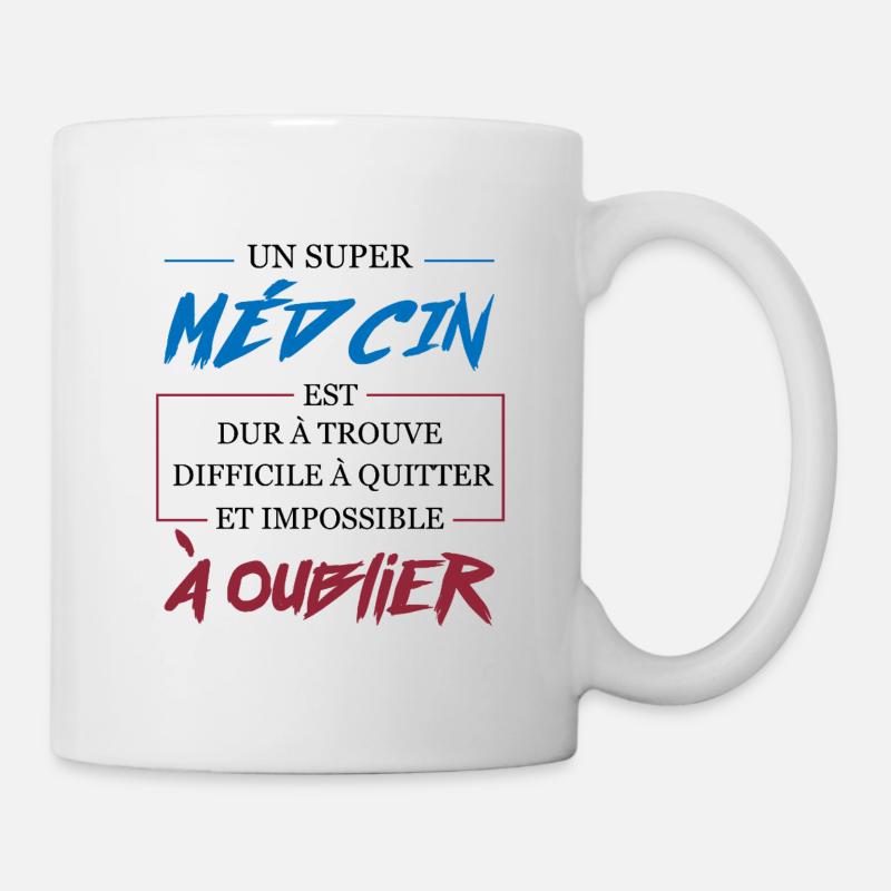 Super Médecin Difficile à Oublier Cadeau - Mug blanc - blanc
