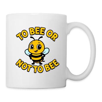 Abeille ou pas abeille - Mug blanc - blanc - Droite