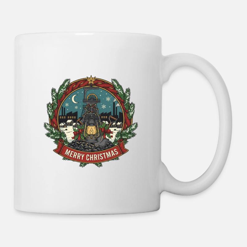 Laternenschimmer Winterwunderland - Tasse - Weiß